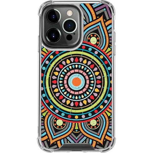 Finding Center Colored iPhone 15 Pro Clear Case